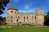 Cesis castle, southern aisle